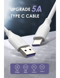 CABLETIME καλώδιο USB-C σε USB U325A, 25W, 480Mbps, 1m, λευκό