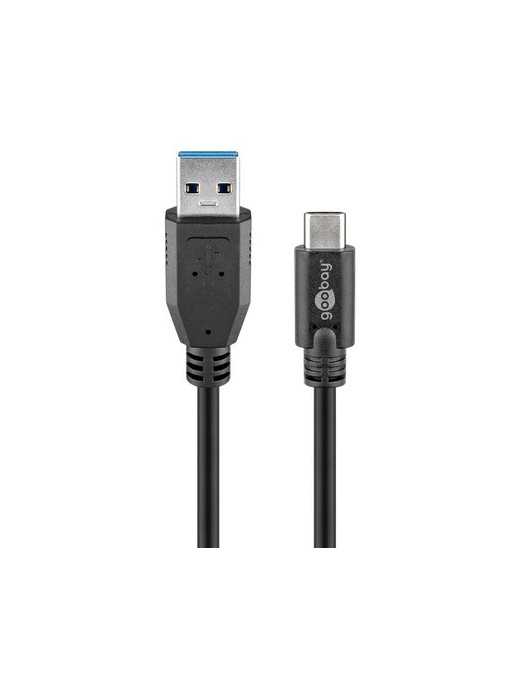 GOOBAY καλώδιο USB σε USB-C 71221, 15W, 5Gbps, 2m, μαύρο