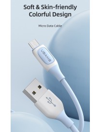 USAMS καλώδιο Micro USB σε USB US-SJ597, 10W, 1m, μαύρο