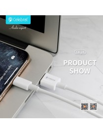 CELEBRAT καλώδιο Lightning σε USB CB-24L, 12W, 1.2m, λευκό