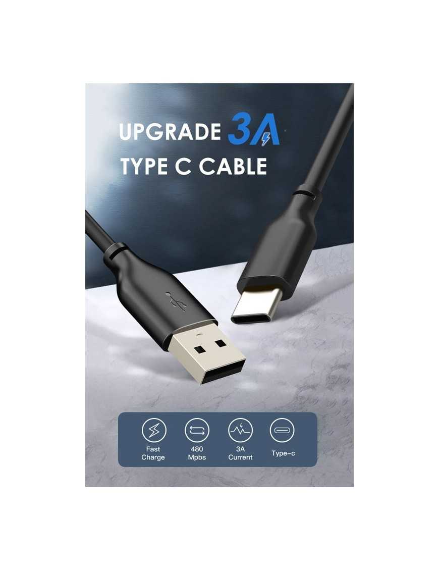 CABLETIME καλώδιο USB-C σε USB CT-CMAMN1, 15W, 480Mbps, 1m, μπλε