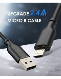 CABLETIME καλώδιο micro USB σε USB CT-05G, 12W, 480Mbps, 2m, μαύρο