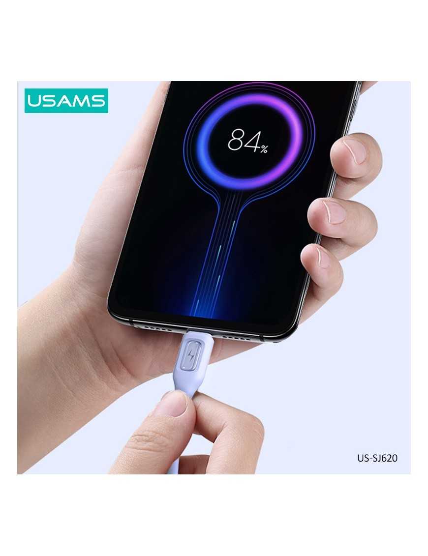 USAMS καλώδιο micro USB σε USB US-SJ620, 10W, 1m, μαύρο