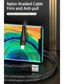 USAMS καλώδιο USB-C σε USB US-SJ392, 10W, 1m, μαύρο