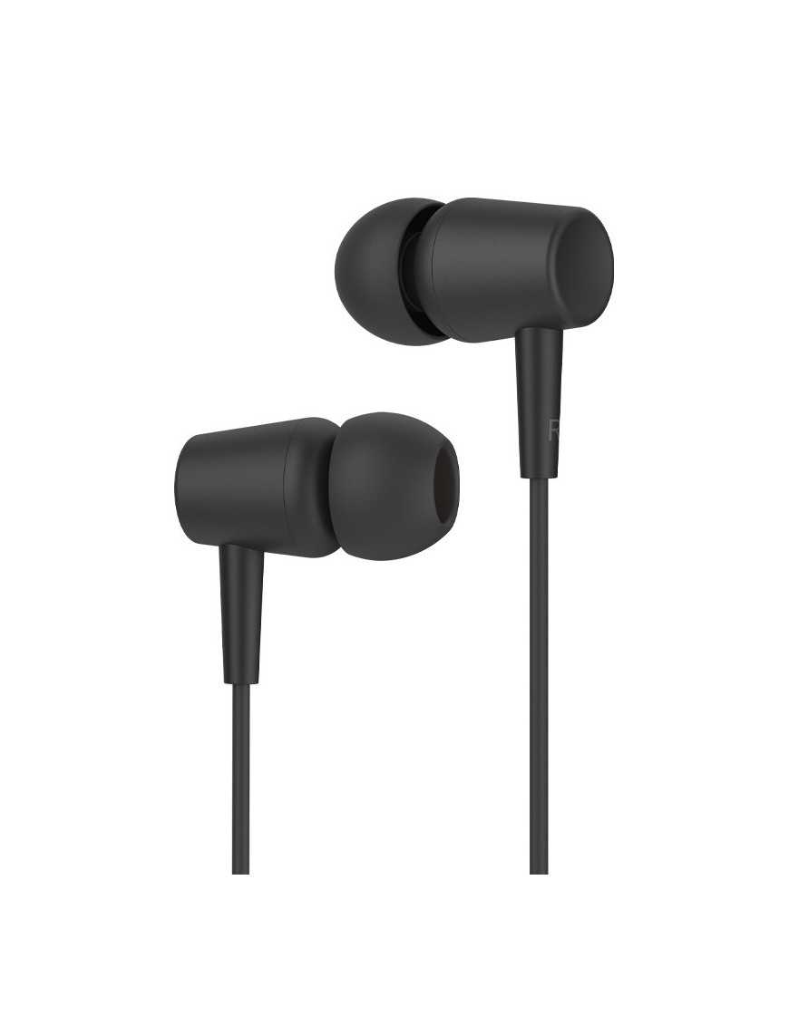 CELEBRAT earphones με μικρόφωνο G13, 3.5mm σύνδεση, Φ10mm, 1.2m, μαύρο