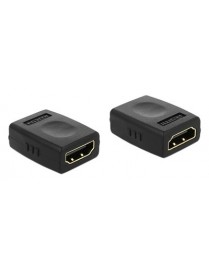 DELOCK αντάπτορας HDMI θηλυκό σε θηλυκό 65049, 4K/30Hz, μαύρος