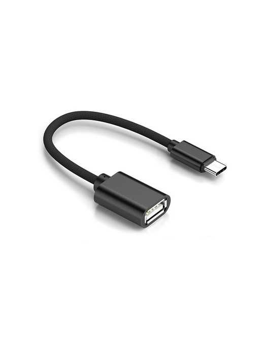 POWERTECH καλώδιο USB σε USB-C CAB-UC056, 480Mbps, 0.16m, μαύρο