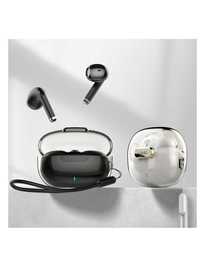 LDNIO earphones με θήκη φόρτισης T03, True Wireless, HiFi, Φ13mm, μαύρα