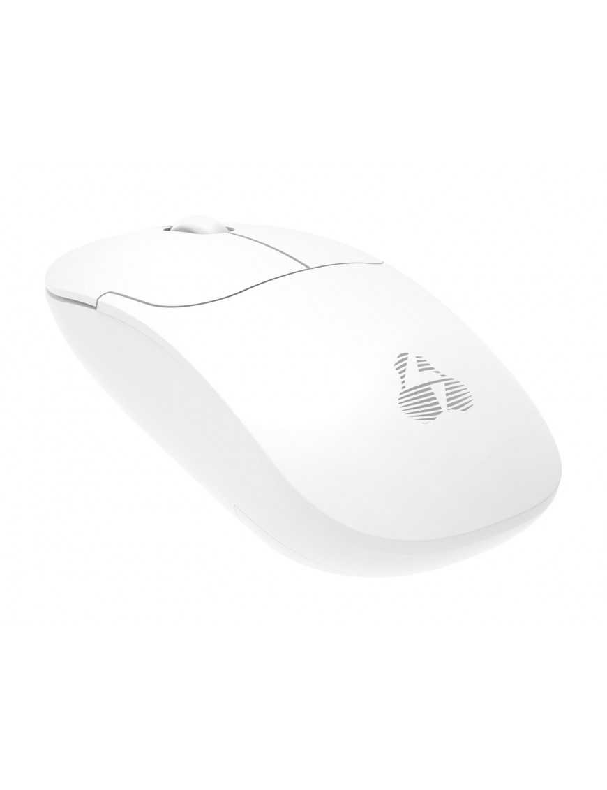 POWERTECH ασύρματο ποντίκι PT-1184, USB δέκτης, 1000DPI, λευκό