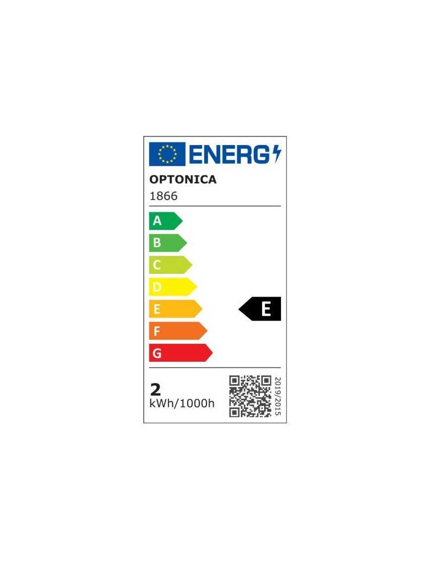 OPTONICA LED λάμπα G45 1866, Filament, 2W, 2700K, 200lm, E27