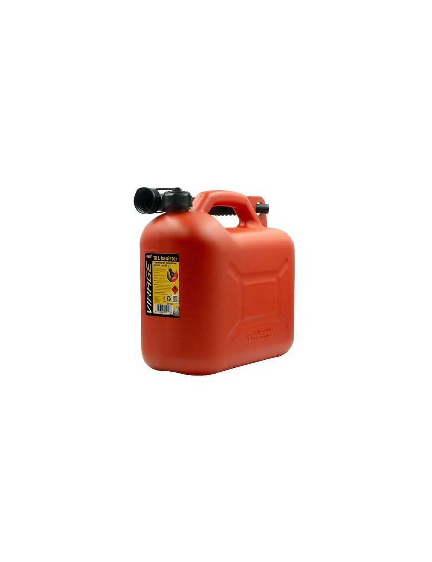 MOJE AUTO δοχείο καυσίμων 94-014 με σπιράλ, πλαστικό, 10lt, κόκκινο