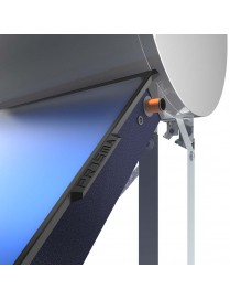 Calpak Prisma Ηλιακός Θερμοσίφωνας 160 λίτρων Glass με 2.0τ.μ. Συλλέκτη για ταράτσα