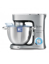 Izzy IZ-1503 Κουζινομηχανή 1500W με Ανοξείδωτο Κάδο 8lt