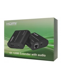 POWERTECH HDMI video extender CAB-H075 μέσω καλωδίου RJ45, 4K, 120m