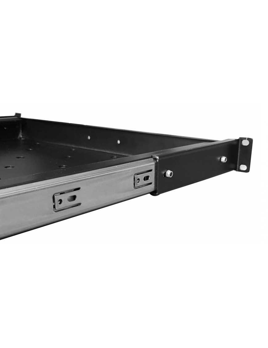 POWERTECH πτυσσόμενο ράφι 19" NETW-0004, για rack βάθους 800mm, μαύρο