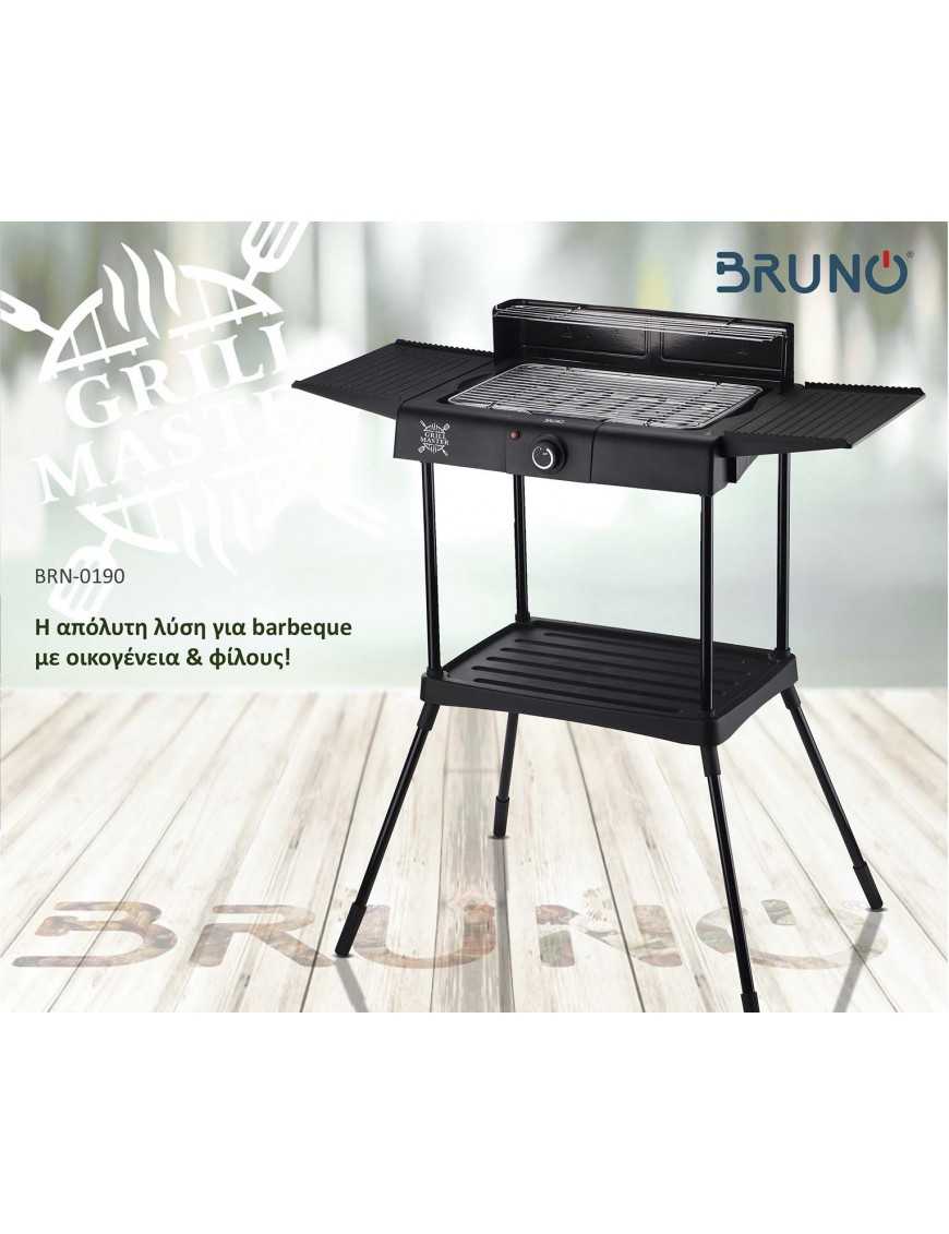 BRUNO BRN-0190 Επιδαπέδια ηλ. ψησταριά 2400W με βάση & ρυθμ.θερμοστάτη