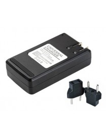 POWERTECH φορτιστής μπαταρίας κινητών QC64 με οθόνη, USB, μαύρος