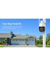 VSTARCAM smart κάμερα CS611Q-UV, 4MP, Wi-Fi, PTZ, SD