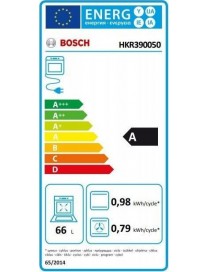Bosch HKR390050 Κουζίνα 66lt με Εστίες Κεραμικές