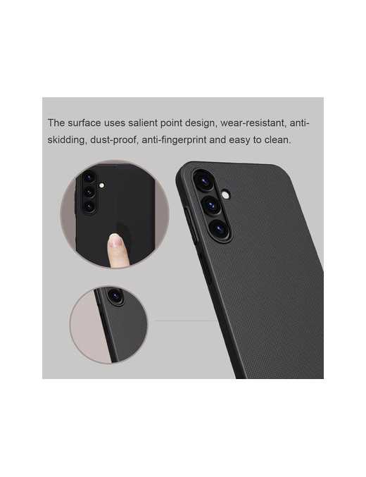 NILLKIN θήκη Super Frosted Shield για Samsung Galaxy A15 5G, μαύρη