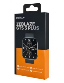 ZEBLAZE smartwatch GTS 3 Plus, heart rate, 2.15" AMOLED, IP68, μαύρο