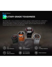 ZEBLAZE smartwatch Vibe 7 Lite, heart rate, 1.47" IPS, 3ATM/IP69K, μαύρο