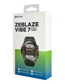 ZEBLAZE smartwatch Vibe 7 Lite, heart rate, 1.47" IPS, 3ATM/IP69K, μαύρο