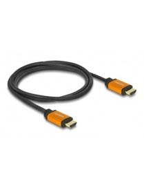 DELOCK καλώδιο HDMI 85728, 8K/60Hz, 48 Gbps, eARC, HDR, 1.5m, μαύρο