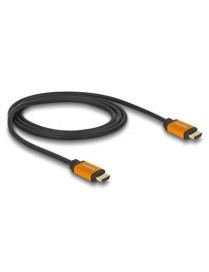 DELOCK καλώδιο HDMI 85727, 8K/60Hz, 48 Gbps, eARC, HDR, 1m, μαύρο