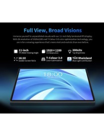 TECLAST tablet T50HD, 11" HD, 6/256GB, Android 14, 4G, 8000mAh, γκρι