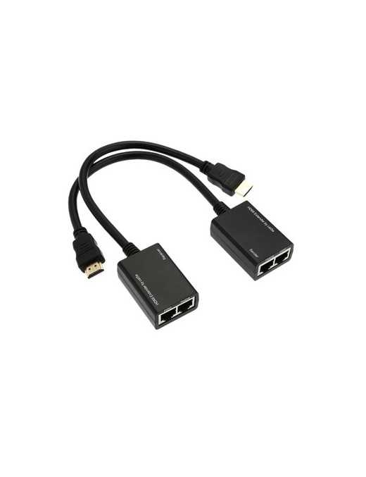 POWERTECH HDMI video extender CAB-H078 μέσω καλωδίου RJ45, 1080p, 30m