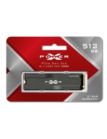 SILICON POWER SSD PCIe Gen3x4 M.2 2280 XD80, 512GB, 3.400-3.000MB/s
