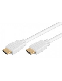 GOOBAY καλώδιο HDMI 2.0 61020 με Ethernet, 4K/60Hz, 18 Gbps, 2m, λευκό