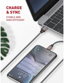 LDNIO καλώδιο USB-C σε USB LS442, 12W, 2m, γκρι