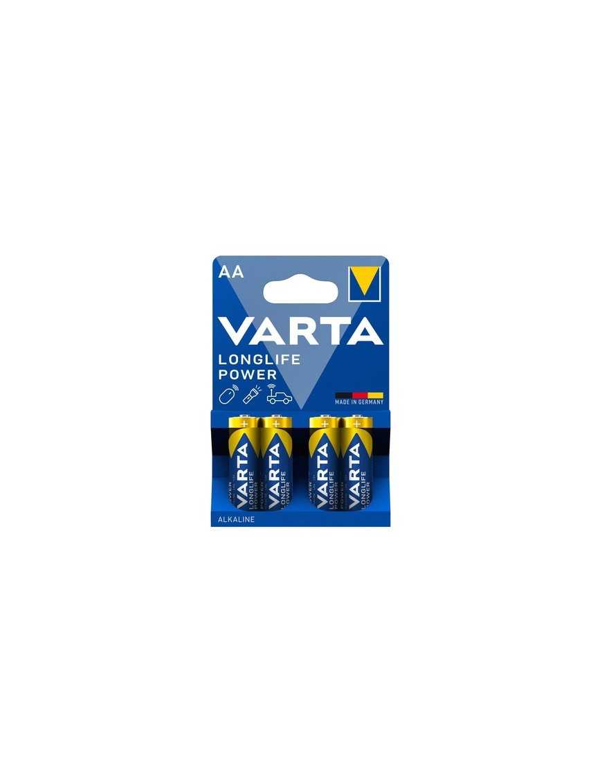 VARTA αλκαλικές μπαταρίες Longlife Power, AA/LR6, 1.5V, 4τμχ