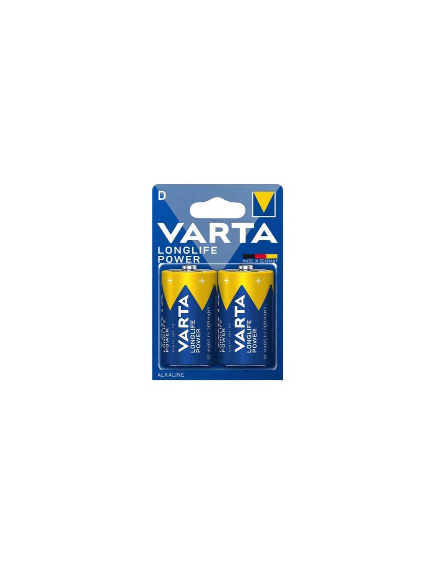 VARTA αλκαλικές μπαταρίες Longlife Power, D/LR20, 1.5V, 2τμχ