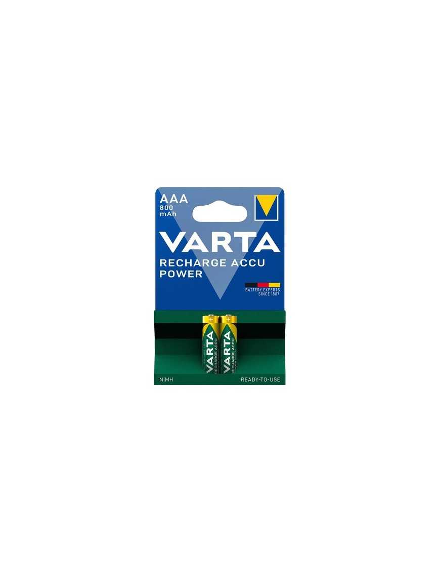 VARTA επαναφορτιζόμενες μπαταρίες λιθίου, AAA, 800mAh, 1.2V, 2τμχ