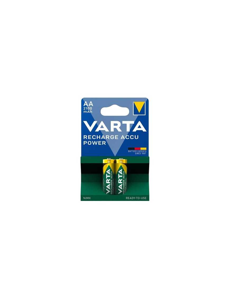 VARTA επαναφορτιζόμενες μπαταρίες λιθίου, AA, 2100mAh, 1.2V, 2τμχ