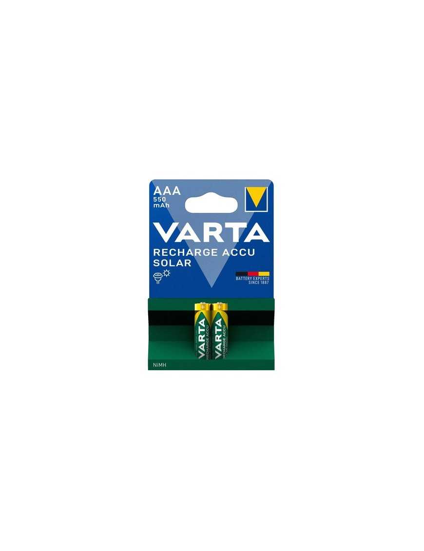 VARTA επαναφορτιζόμενες μπαταρίες λιθίου Solar, AAA, 550mAh, 1.2V, 2τμχ