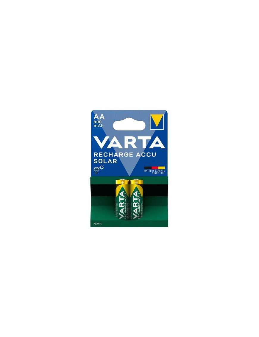 VARTA επαναφορτιζόμενες μπαταρίες λιθίου Solar, AA, 800mAh, 1.2V, 2τμχ