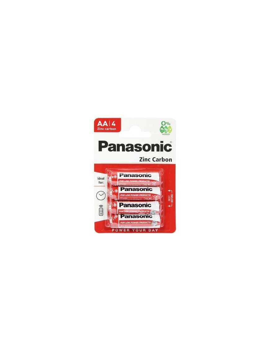 PANASONIC μπαταρίες Zinc Carbon, AA/LR6, 1.5V, 4τμχ