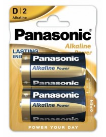 PANASONIC αλκαλικές μπαταρίες Alkaline Power, D/LR20, 1.5V, 2τμχ