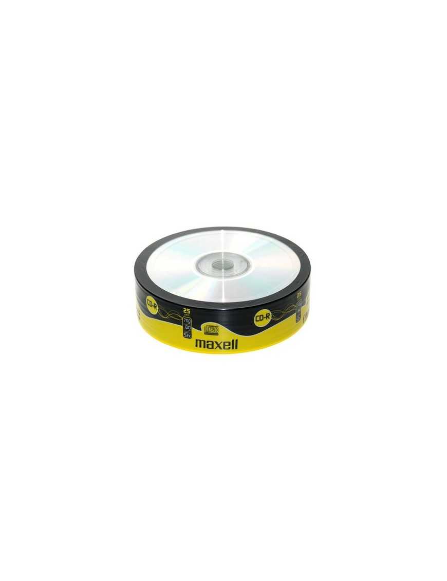 MAXELL CD-R 624035-40, 700ΜΒ, 80min, 52x speed, spindle pack 25τμχ