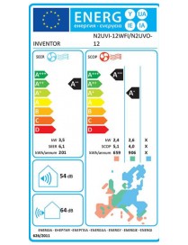 Inventor Neo N2UVI-09WFI/Ν2UVO-09 Κλιματιστικό Inverter 12000 BTU με Ιονιστή και WiFi