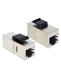 DELOCK Keystone module RJ45 86210, Cat 6 STP, ασημί