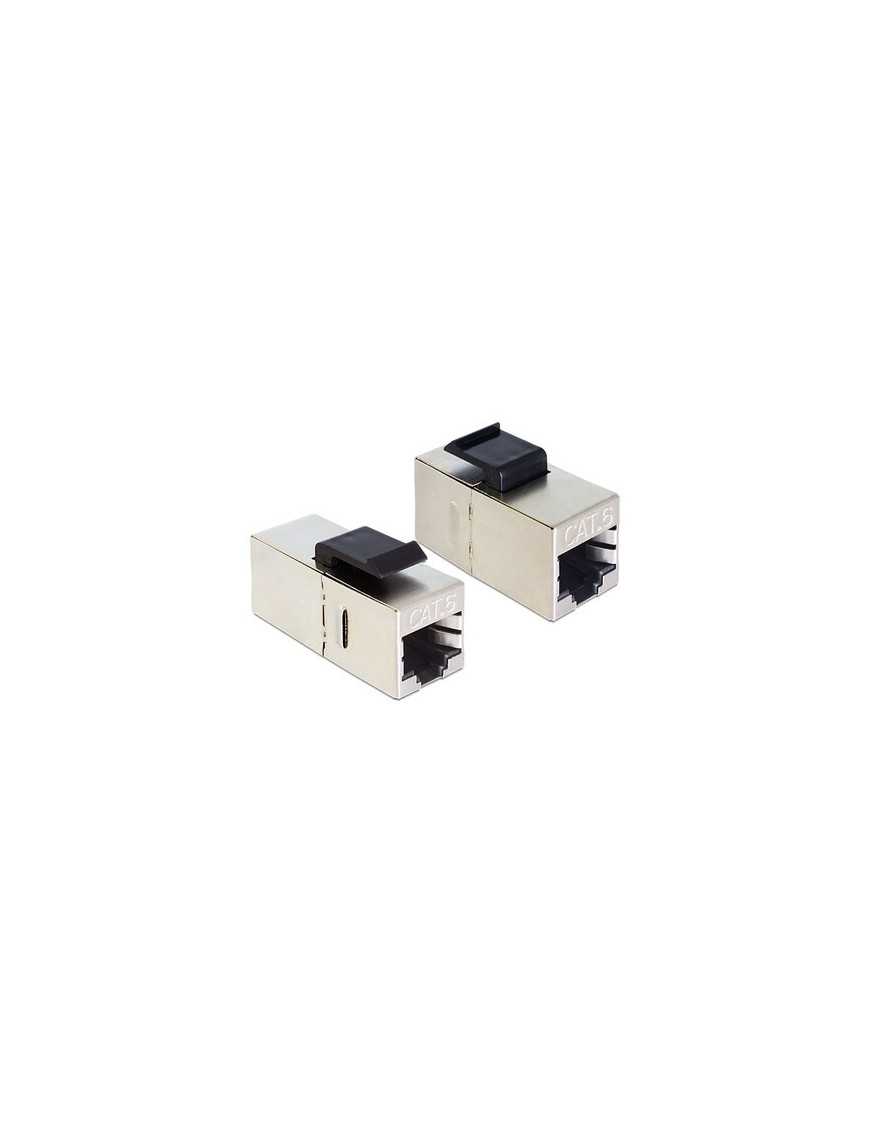 DELOCK Keystone module RJ45 86210, Cat 6 STP, ασημί