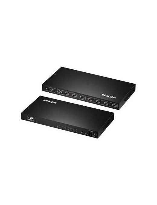 POWERTECH HDMI splitter PTH-049, 8 σε 1, 4K, μαύρο