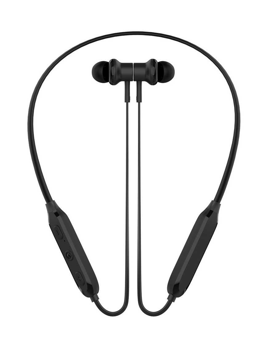 CELEBRAT earphones A19 με μαγνήτη, Bluetooth, 10mm, 110mAh, μαύρα