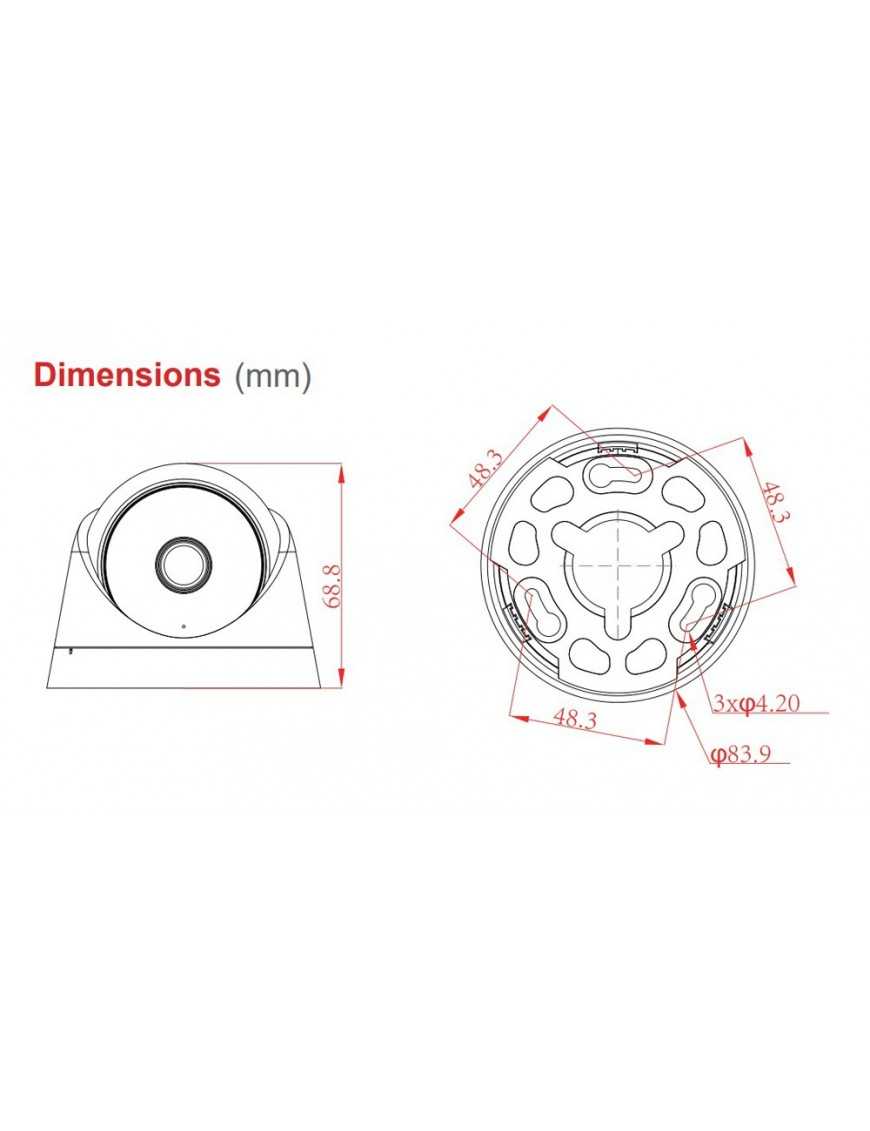 LONGSE υβριδική κάμερα CPSATHC200FPE, 2.8mm, 5MP, AOC, IR έως 20m