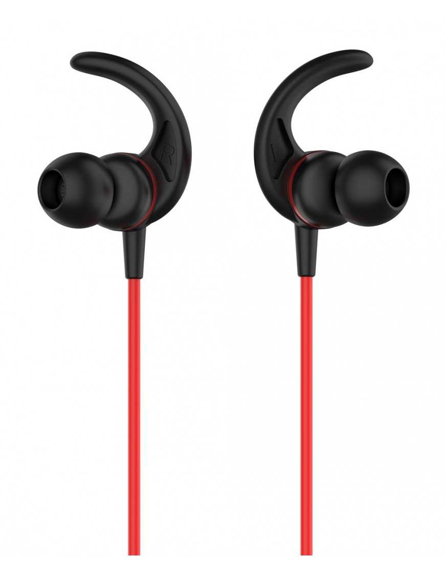 YISON earphones E14 με μαγνήτη, Bluetooth, 10mm, 65mAh, κόκκινα